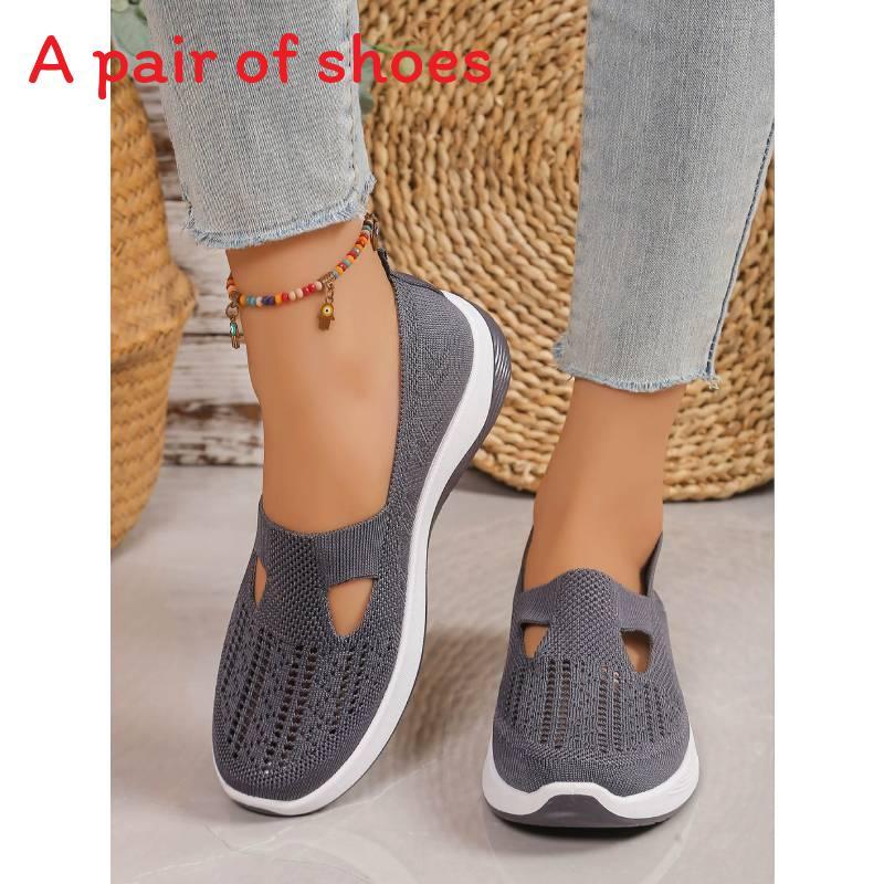 Casual Womens Breathable Mesh Slipon Shoes For Summer Comfort And Walking