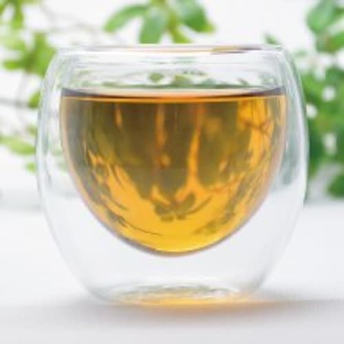 

Tenko Tea Company Glass Double-Layered Teacup, 80ml Tall (105ml Full Capacity) (Heat-Resistant Glass Teacup) [Tea Utensils]