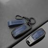 YWP4  Leather Car Smart Remote Key Cover Alloy Protector For Mercedes Benz W205 W206 W204 W213 W177 W223 W247 GLC GLA CLA GLB GLS X253