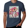 Red and Yellow Flowers TShirt Quick Dry Training Short Sleeve Tee TShirt