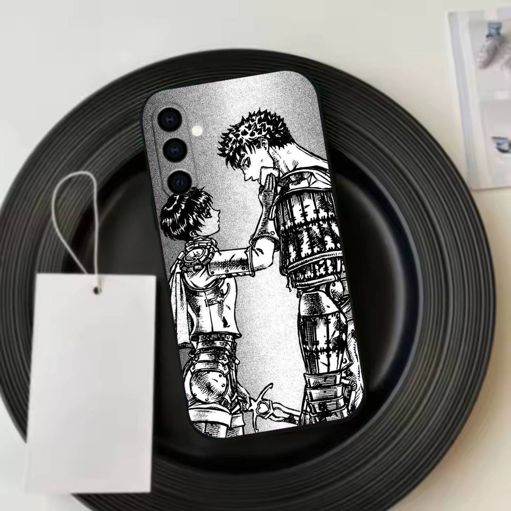 Berserk Guts Hot Anime Phone Case Black Silicone Soft For Samsung Galaxy A73,A72,A71,A70,A53,A52,A51