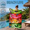 Mira-culous Adventures Beach Towel, Super Soft Microfiber, Perfect Gift for Her/Him, Birthday, for Pool, Beach, Travel, Decor Beach Party