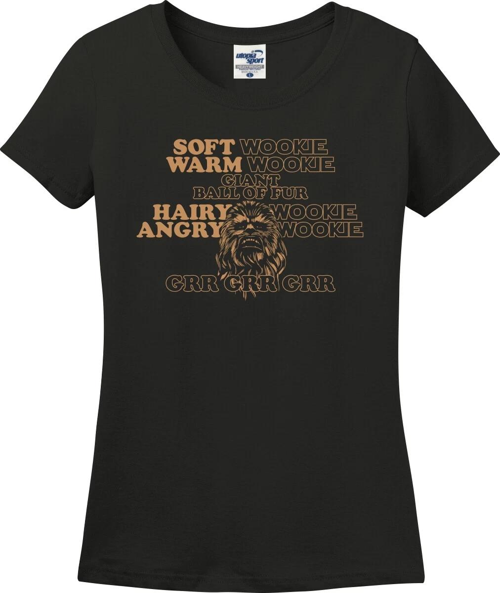 Soft Wookie Warm Wookie Funny Missy Fit Ladies T-Shirt (S-3X) L