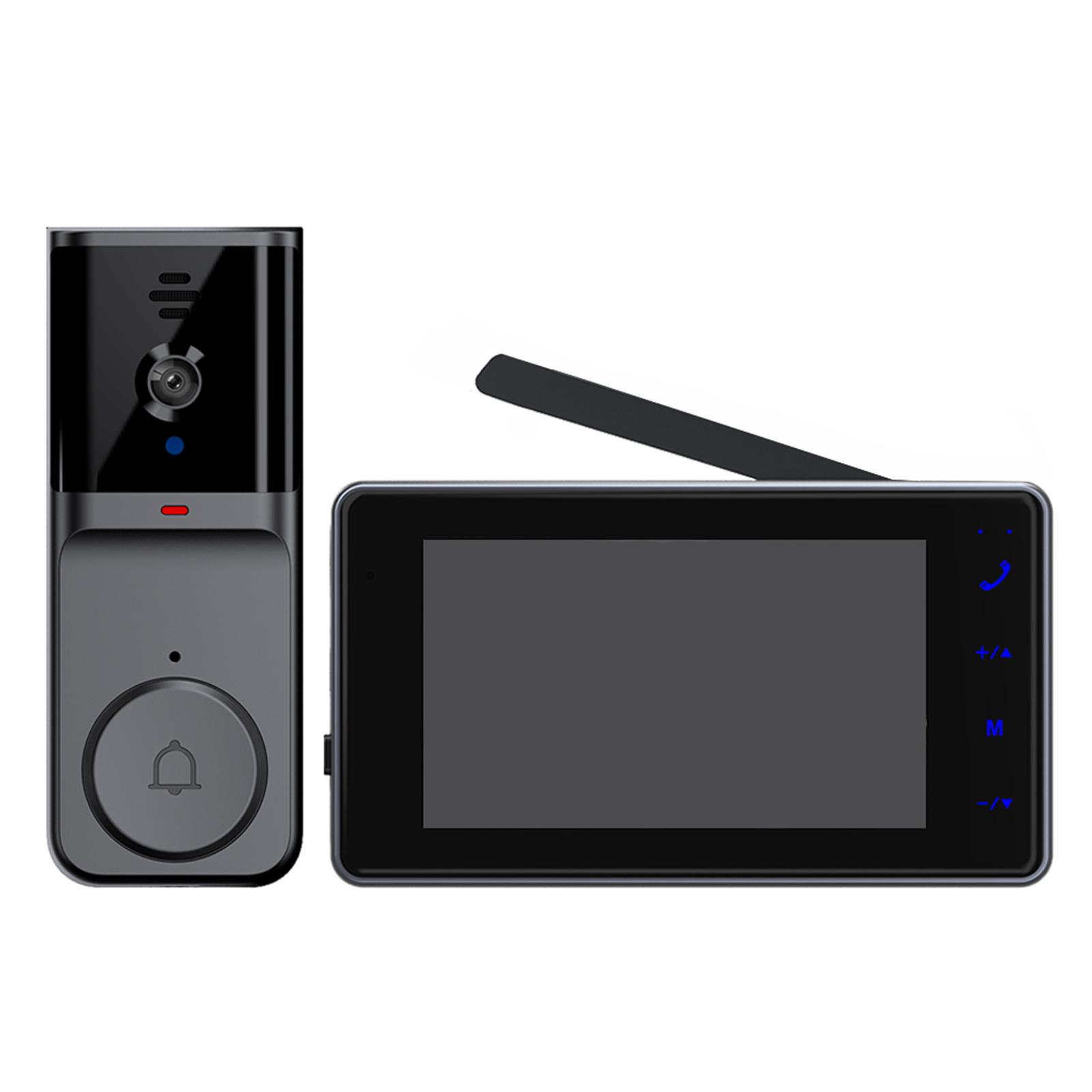 

HD Wireless Doorbell Camera Large Screen Two-Way Intercom Doorbell Camera Wireless