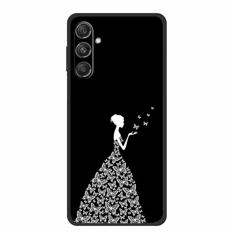 

Чехол для телефона Samsung Galaxy M16 A16 Черный Силиконовый Мягкая Задняя Крышка Для Чехла Samsung Galaxy S24 S25 Plus S 25 Plus Coque Fundas Galaxy M16 5G