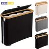 Toilet Paper Storage Basket with Transparent Window and Lid Paper Toys Laundry Storage Organizers for Bathroom Accessories