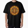 Aztec Style Face Designed And Sold By Printemporium1 Vintage Top For Everyday Wear Streetwear Stretched Unisex