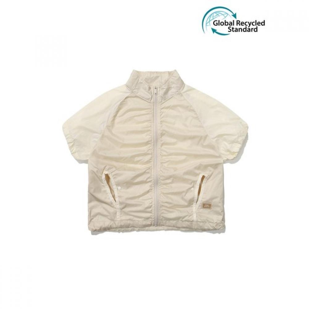 Bbc Earth Women Short Sleeve Shirring Jacket CREAM/90