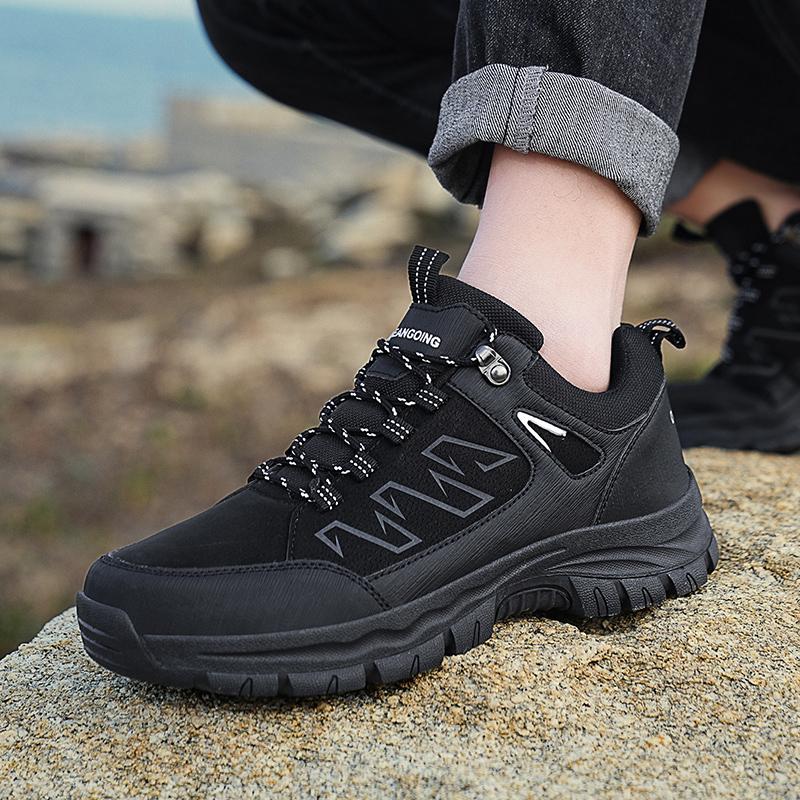 Fashion Large Size 48 Men's Hiking Shoes Outdoor Casual Sports Waterproof and Non-slip Camping Hiking Wear-Resistant Climbing Trekking