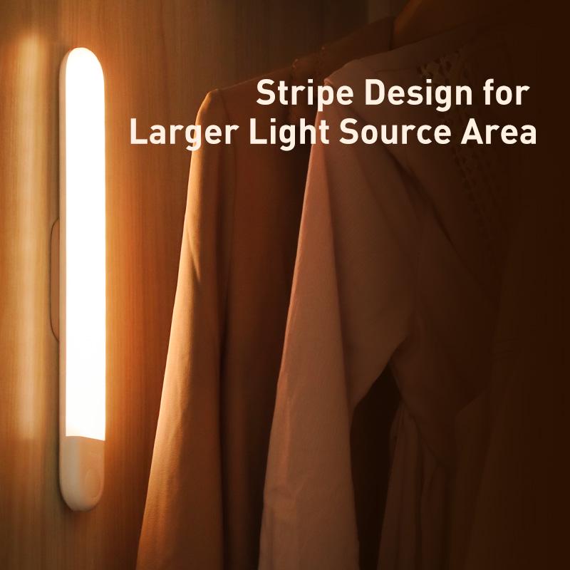 Cabinet Light PIR LED Motion Sensor Light Wardrobe Kitchen Bedroom Closet Rechargeable LED Night Light Lamp Drop Shipping