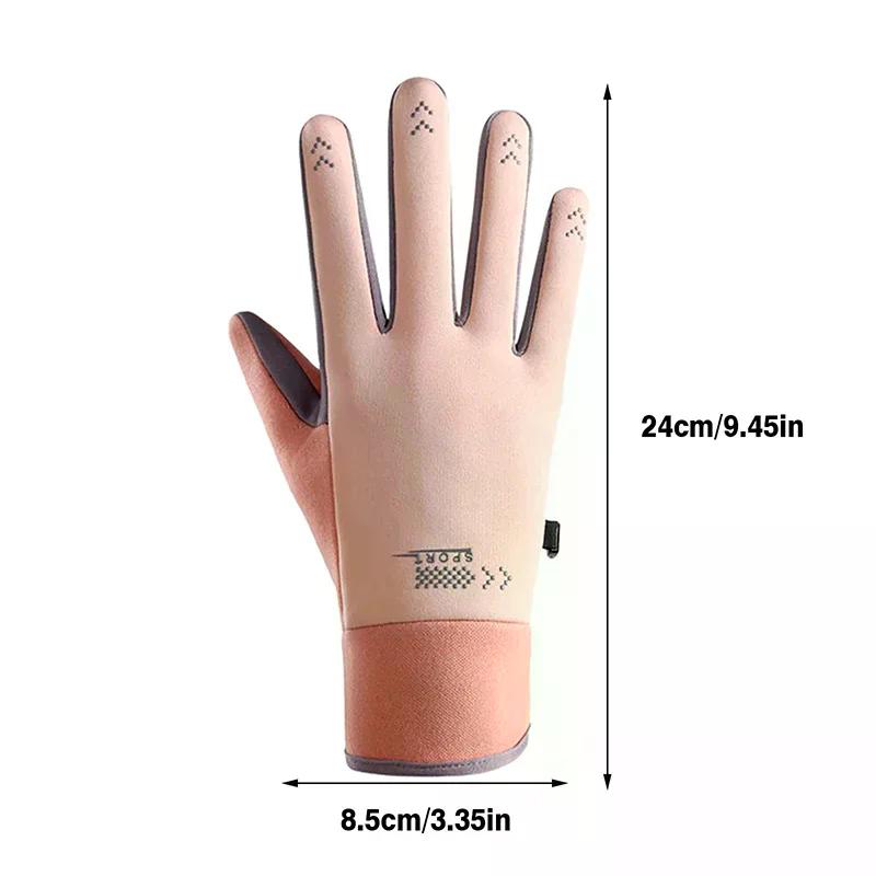 Winter Gloves Women Cycling Bike Thermal Fleece Cold Resistance Wind Waterproof Bicycle Warm Outdoor Running Skiing Mittens