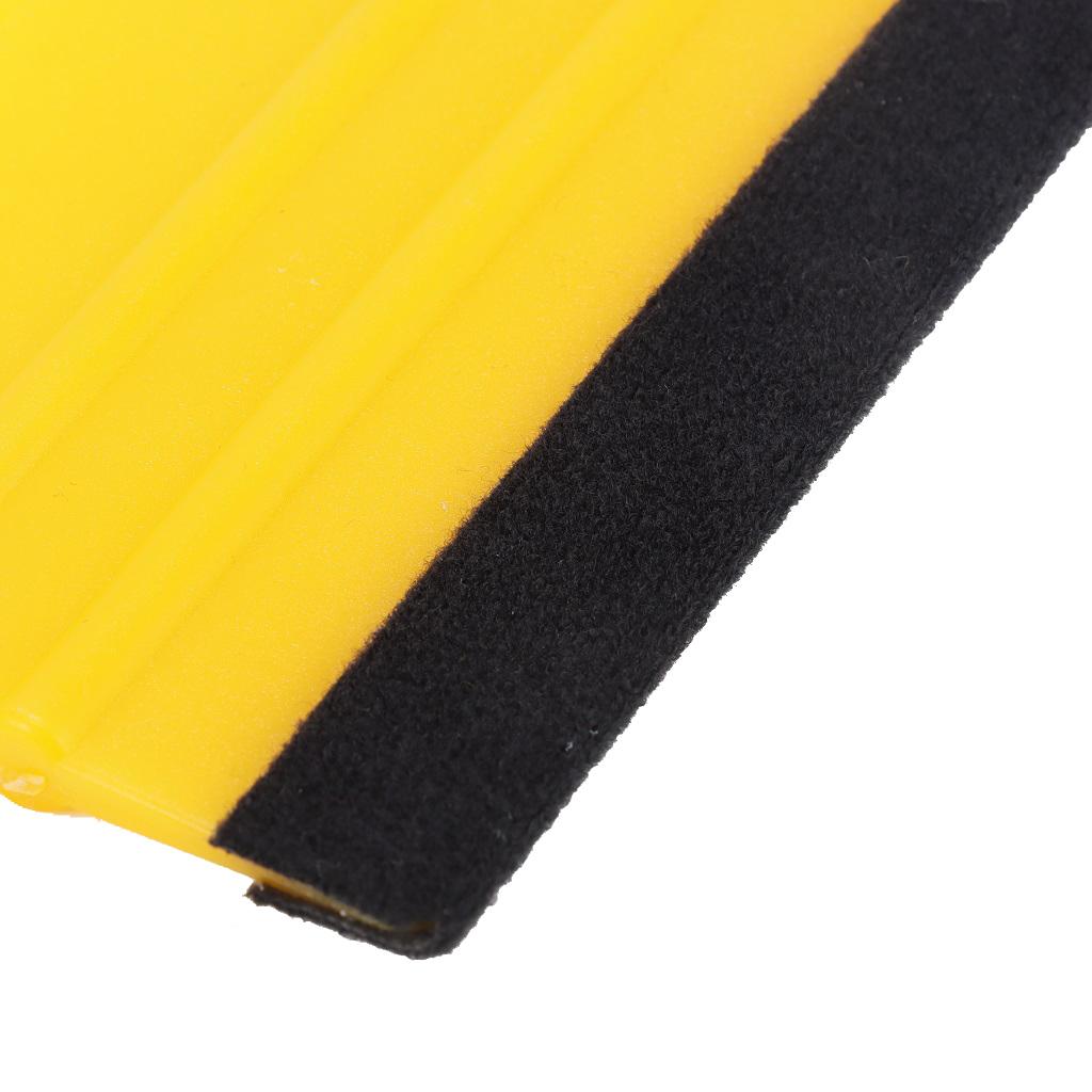 10Pcs HARD Carbon Fiber Film Vinyl Wrapping Fabric Felt Squeegee Car Wrap Window Tint Tool Cleaning Scraper Sticker Remover