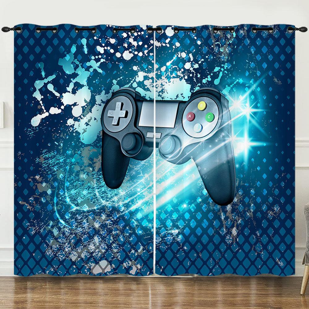 Curtain Gamepad Series 3D Digital Printing High Density Shading