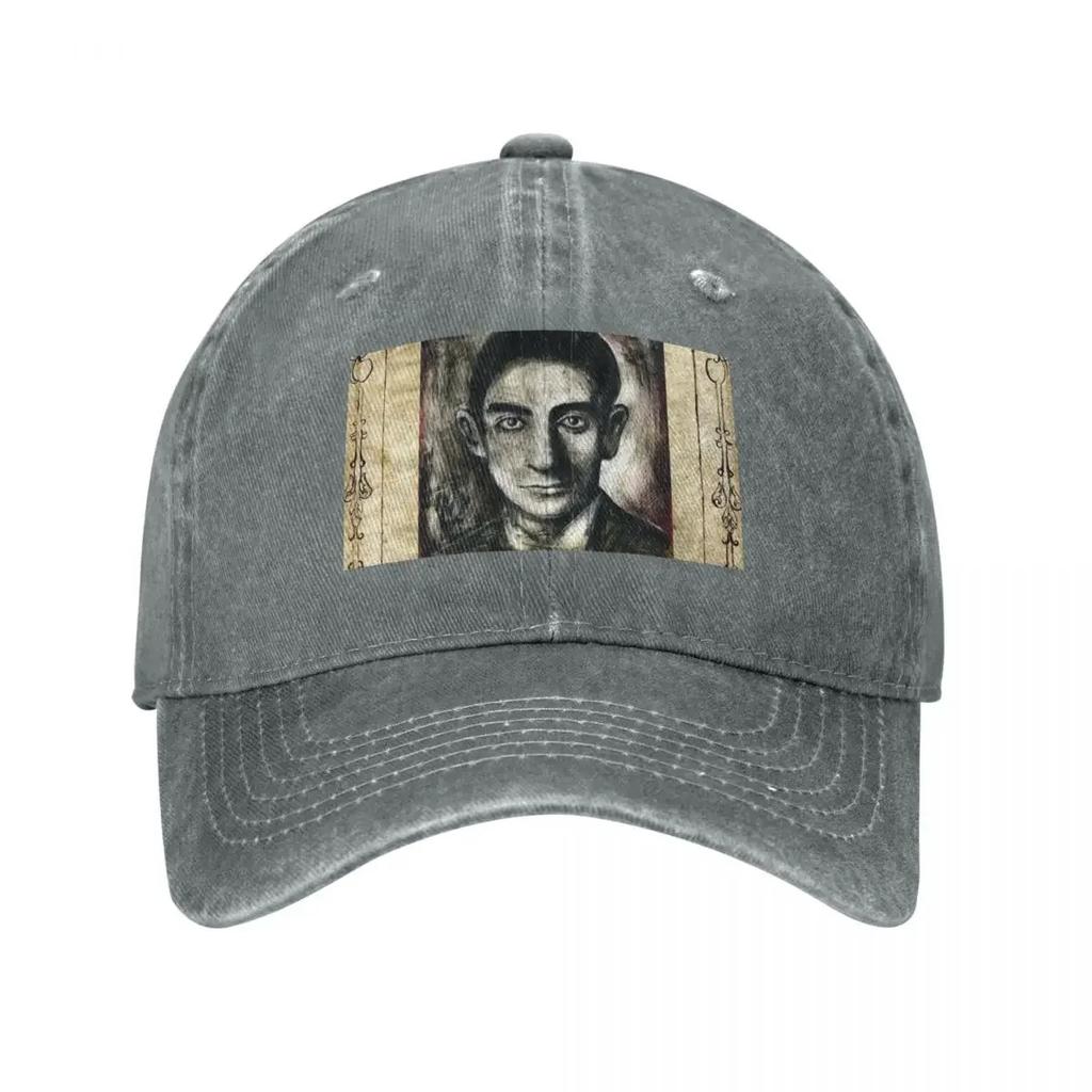 Franz Kafka Baseball Cap Hiking Hat Party Hat Black Sports Cap Womens Hats Unisexs
