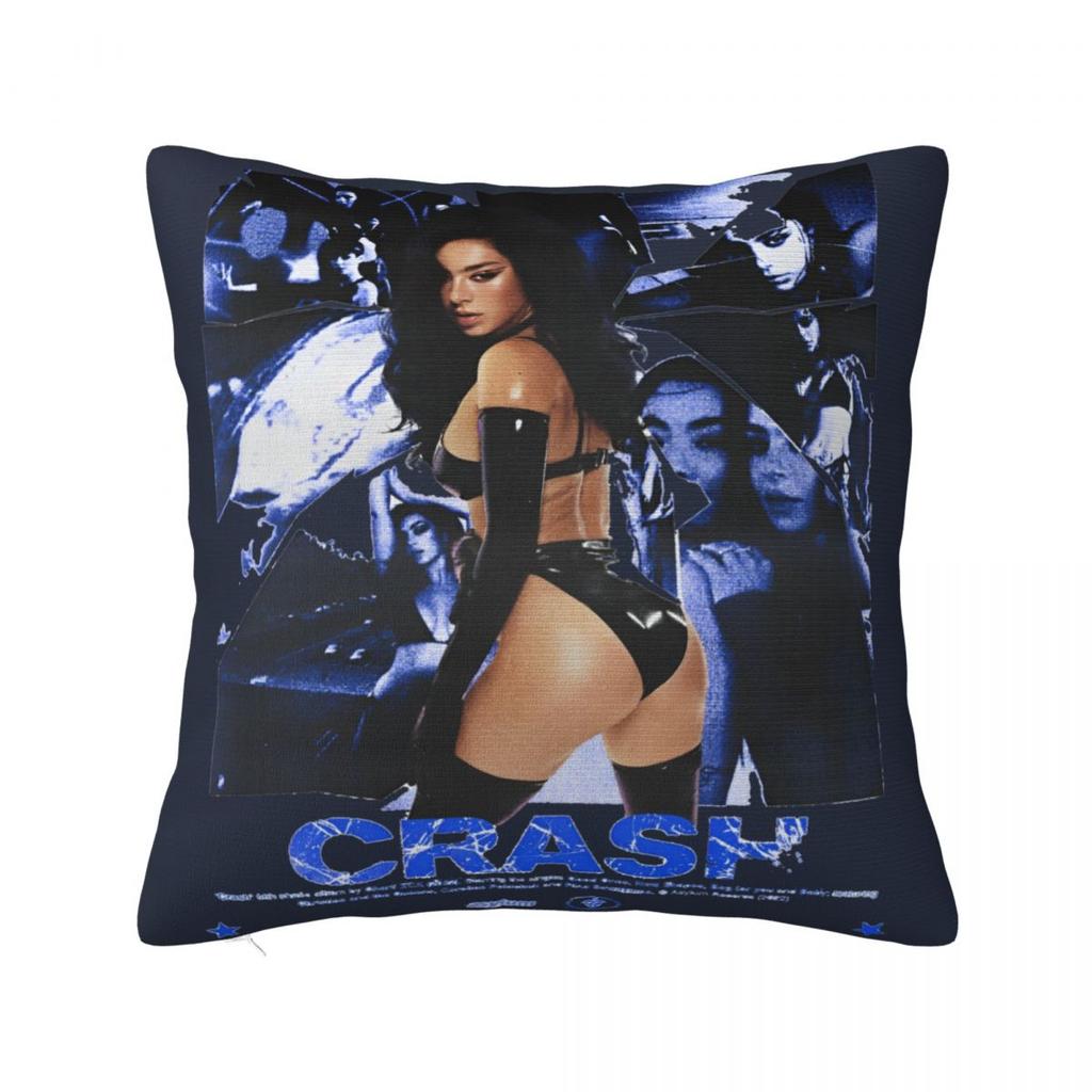Charli XCX Brat Pillow Case Club Classics Pop Music Brat Album Cushion Covers Polyester Decorative Pillowcase for Sofa 18
