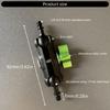 Standard 1/4 Inch Male To Male Adapter Mount Tripods Compatible Threaded Connector Lightweight Aluminum Alloy Iron