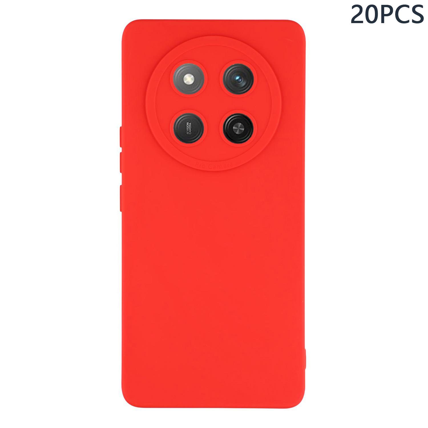 

Bulk Purchasing 20Pcs Phone Case For Honor X60 Pro 5G/X9c 5G/Magic7 Lite 5G,Precise Cutouts 1.3mm TPU Matte Cover Red