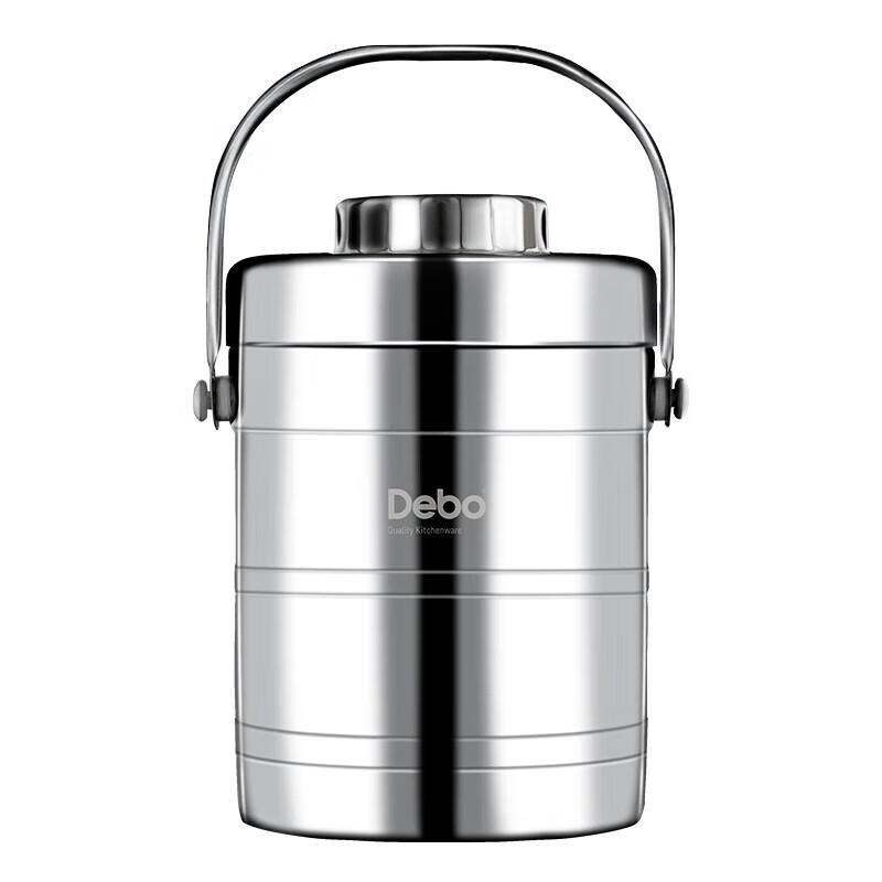 Debao DEP-258 3-Layer Stainless Steel Insulated Lunch Box