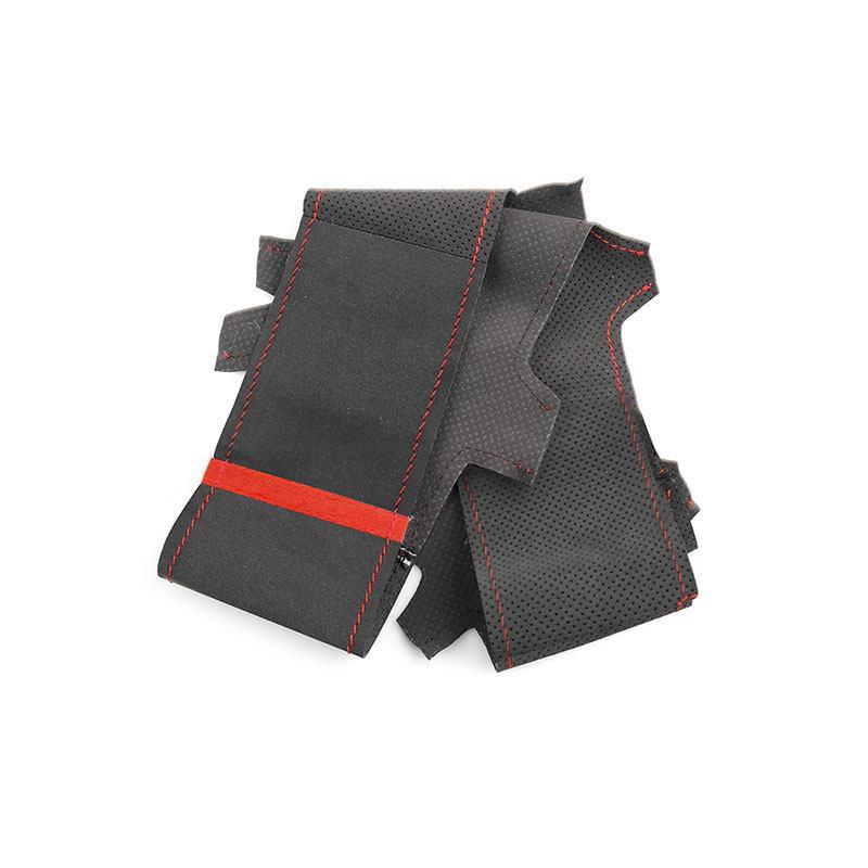 Car For Smart Fortwo 2009 2010 2011 2012 2013 Smart Forjeremy 2013 Steering Wheel Suede Leather Cover Interior Accessories Trim