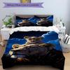 3pcs Lioness, Cub Duvet Cover Set, Soft Comfortable Duvet Cover,Guest Room (1*Duvet Cover + 2*Pillowcase, Without Core) Yy251104098