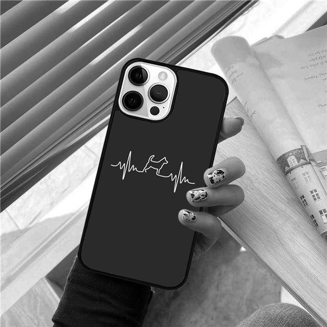 Love dogs heartbeat Coque Shell For iPhone 17 Air 15 16 14 13 12 Pro Max 11 Pro Max Plus Phone Case Cover
