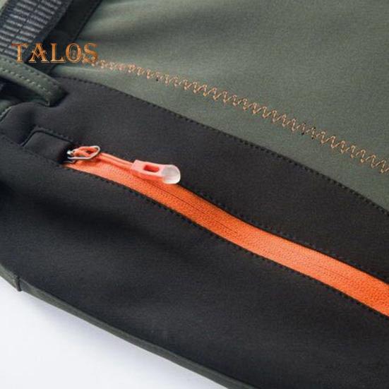 Pánské horolezecké kalhoty elastický pas knoflík zip poklop Sportovní kalhoty s kapsami Patchwork Barva Silná plyšová podšívka Outdoorové aktivity Turistické kalhoty