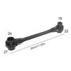 Double Head Wrench Two-way Dog Bone Ratchet Wrench Set Quick Ratchet Wrench for Machine Maintenance