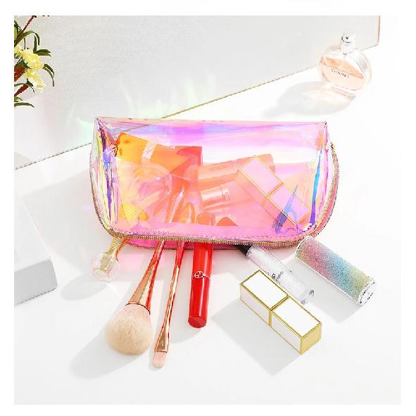 PVC Women Travel Transparent Storage Bag Toiletries Organize Waterproof Cosmetic Bag Portable MakeUp Bag Female Wash Bag