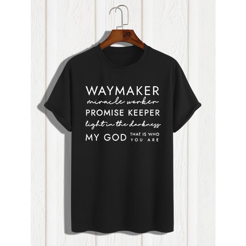 European Size Men'S Summer Print Short-Sleeve T-Shirt