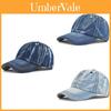 Nueva Gorra de Béisbol de Mezclilla Lavada Color Sólido Gorra de Pico de Pato Gorra Visera para Pareja Gorra de Béisbol Transfronteriza Europea y Americana
