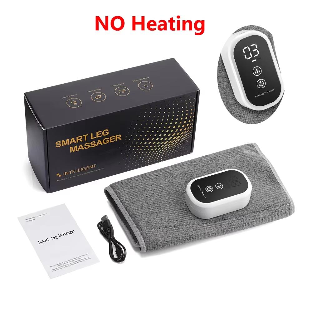 

Беспроводной 360° Массажер для икр с воздушной компрессией 3 уровня Горячий компресс Массаж с помощью воздушных подушек Расслабление мышц ног и ступней Кровообращение