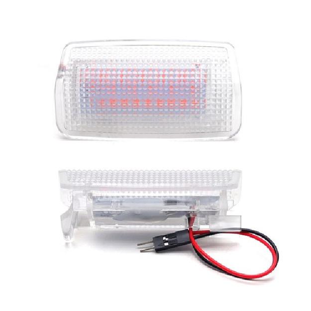 Red 18-SMD Full LED Side Door Lights For Toyota 22+ Tundra/Sequoia Lexus GX550