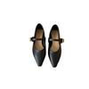 Pointed One-word Buckle with Mary Jane Single Shoes, Versatile and Comfortable Commuting with Skirts, Small Fragrant Style, Comfortable and Gentle Gr
