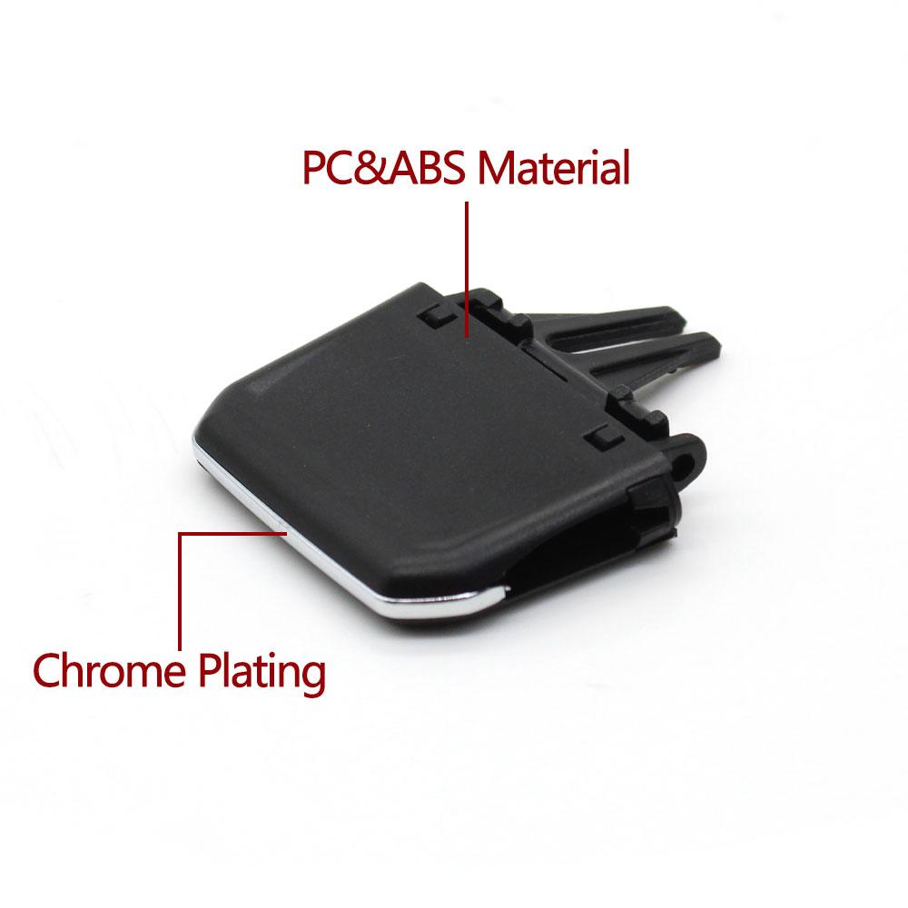 Car Front Dashboard Air Conditioner AC Vent Grille Outlet Tab Clip Slider For VW Volkswagen Tiguan 2017 2018 2019 2020 2021 2022