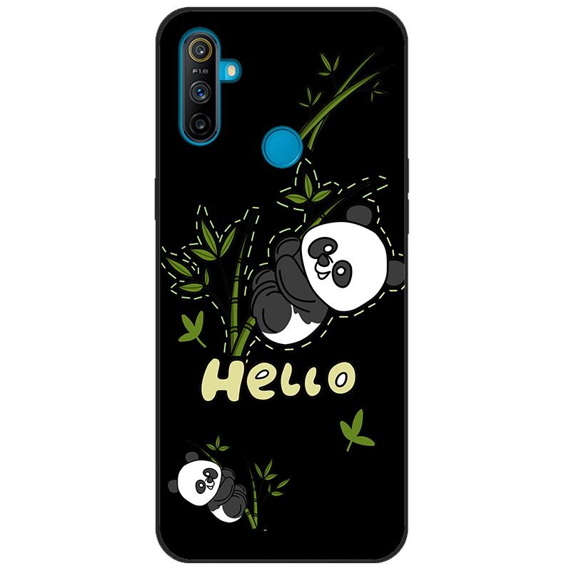 For Realme C3 Case Cover Soft Silicone TPU Patterned Back Cover For OPPO Realme C3 RMX2020 C 3 RealmeC3 Cartoon Phone Case Funda