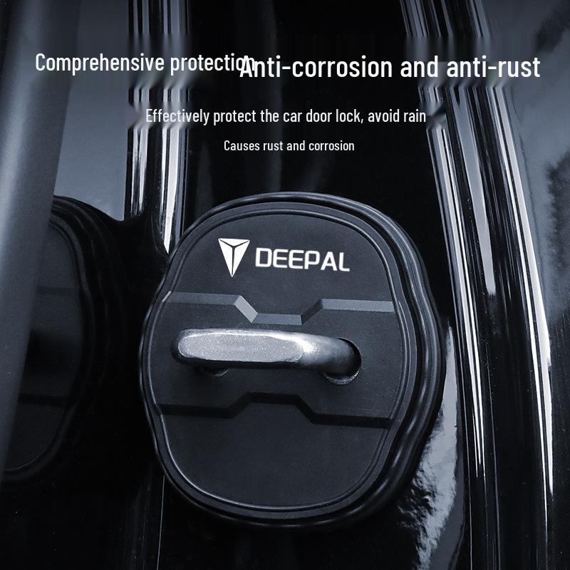 AION V PLUS Door Lock Cover: Dustproof, Anti-rust, Shock Absorbing, Silicone Protector