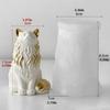3D Maine Coon Shape Candle Silicone Mold Sitting Cat Resin Mould Soap Candle Making Supplies Resin Casting Mould For Home Deco