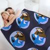 Gamer Blahaj/shark Throw Blanket For Decorative Sofa Polar heavy to sleep Blankets For Baby Blankets