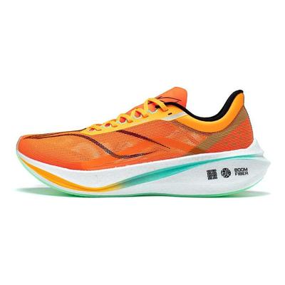 Li Ning Feidian 3 Challenger Abrasion Resistant Breathable Low Top Marathon Running Shoes Men's Neon Bright Orange ARMT037-6