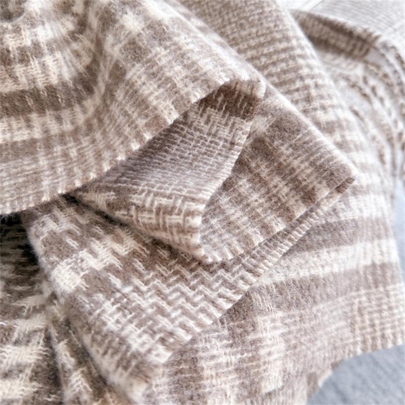 British Classic Plaid Scarf for Women Thickened Students Shawl Wrap Female Autumn Warm Winter Mens Neckerchief Poncho Stole
