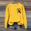 Women's Fashion Casual Long Sleeve Loose Printed Sweatshirt