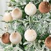 15pcs Shatterproof Christmas Ball Pendant 8cm Christmas Tree Pendant  Kid Gift