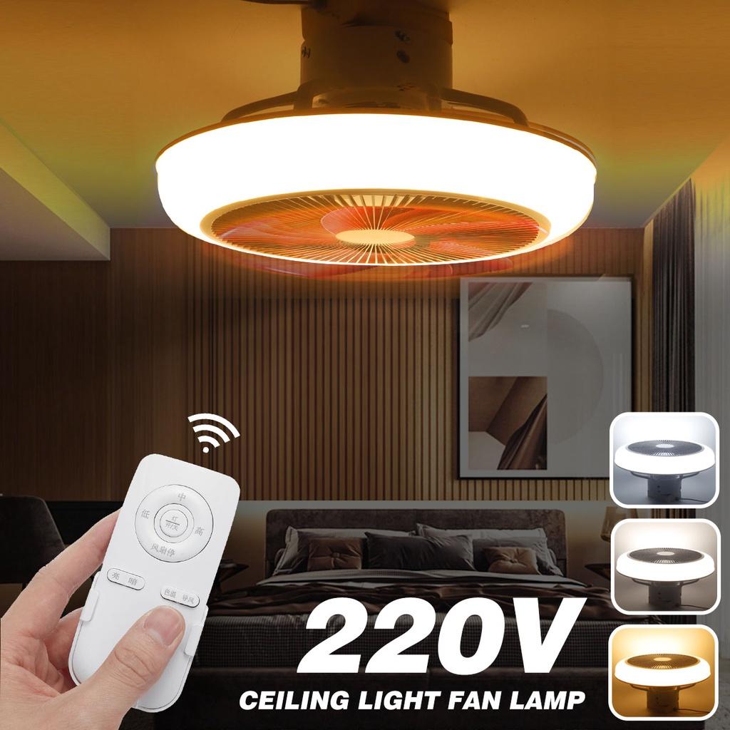 72W Modern Ceiling Fan with Lights 3 Colors LED Lamp 220V Chandelier Dimmable APP Remote Control Ceiling Light Fan
