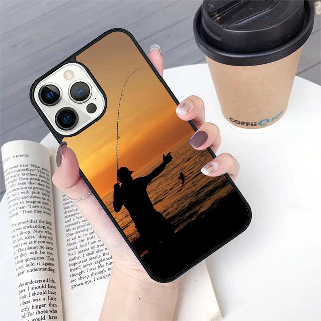Carp Fish Fishing rod phone Case Cover For iPhone 17 Air 16 15 14 Plus For apple 16 11 12 13 Pro Max coque