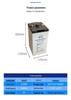 Lishi DJ100 Battery 2V/100AH-500AH DC Power Cabinet Battery