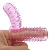 Penis Sleeves Silicone Finger Cock Ring Penis Lesbian Sex Toys for man Adult Product  nice choice to as a gift for yourself