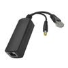 Efficiency PoE Splitter POE StepUps Transform Adapter, RJ45 52V/48V Output, 9-24V DC5.5x2.1mm Input,Wide Compatibility