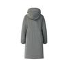 Fila Emerald Fashion Trendy Personality Simple Comfortable Versatile Long Hooded Down Jacket Women Outerwear Gray F11W544906FDY