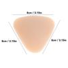 Triangle Sticky Bra Pads Water Proof Thin Edge Deep V Soft Reusable Adhesive Bra Inserts Pads 8cm
