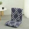 Folding Floor Chair Cover Adjustable Lazy Sofa Chair Cover Padded Lounger Soft Recliner with Back Support Chair Cover